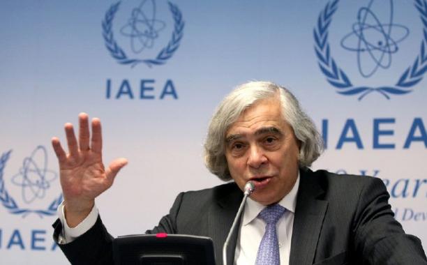 US Secretary of Energy Ernest Moniz said there's going to be a great wave of nuclear energy facilities retiring in about 15 years. Decisions about whether to replace them must be made much earlier than that, he said. (AP Photo/Ronald Zak)