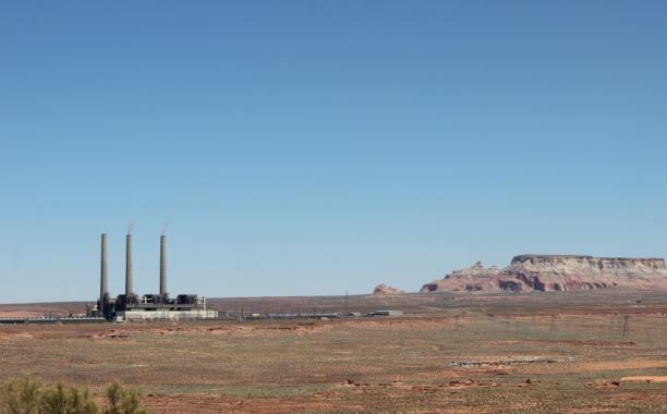 The Navajo Generating Station is an important employer in rural northern Arizona. Credit: Carolyn Beeler