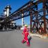  A Shell employee walks past the company's Quest Carbon Capture and Storage facility in Fort Saskatchewan, Alta. Photo by Todd Korol/Reuters 